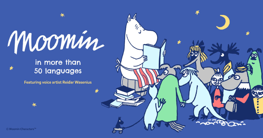 Moomin in more than 50 languages