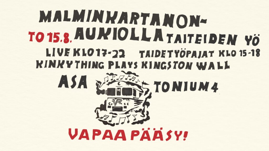 Taiteiden yö Malminkartanonaukiolla