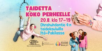 Taidetta koko perheelle 20.8.2026